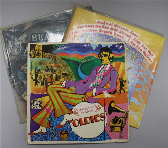Twenty Country Joe, Bob Dylan etc records